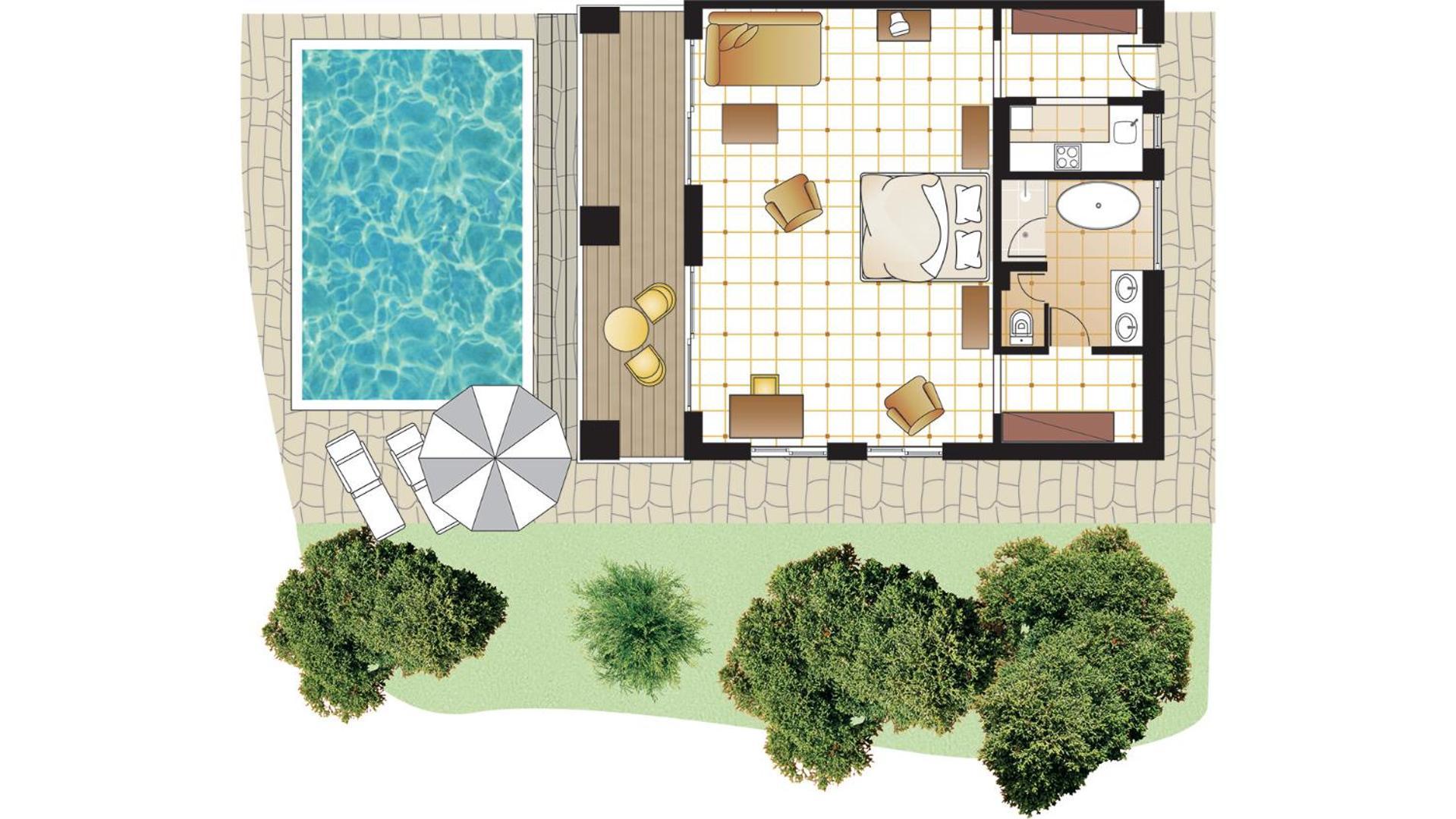 Villa Romantic con Piscina Privata e Giardino - 1° Fila